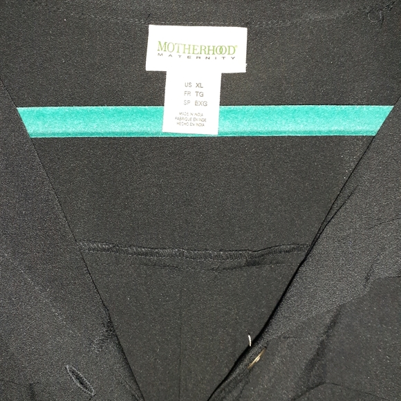 Maternity Shirt Dress. - Picture 3 of 4